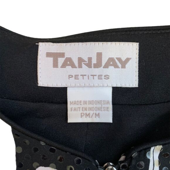 TanJay Womens Sequin Jacket Size PM Event Special Occasion Glam Cocktail Bling - Picture 5 of 5